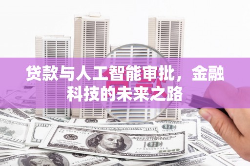 绥江贷款与人工智能审批，金融科技的未来之路